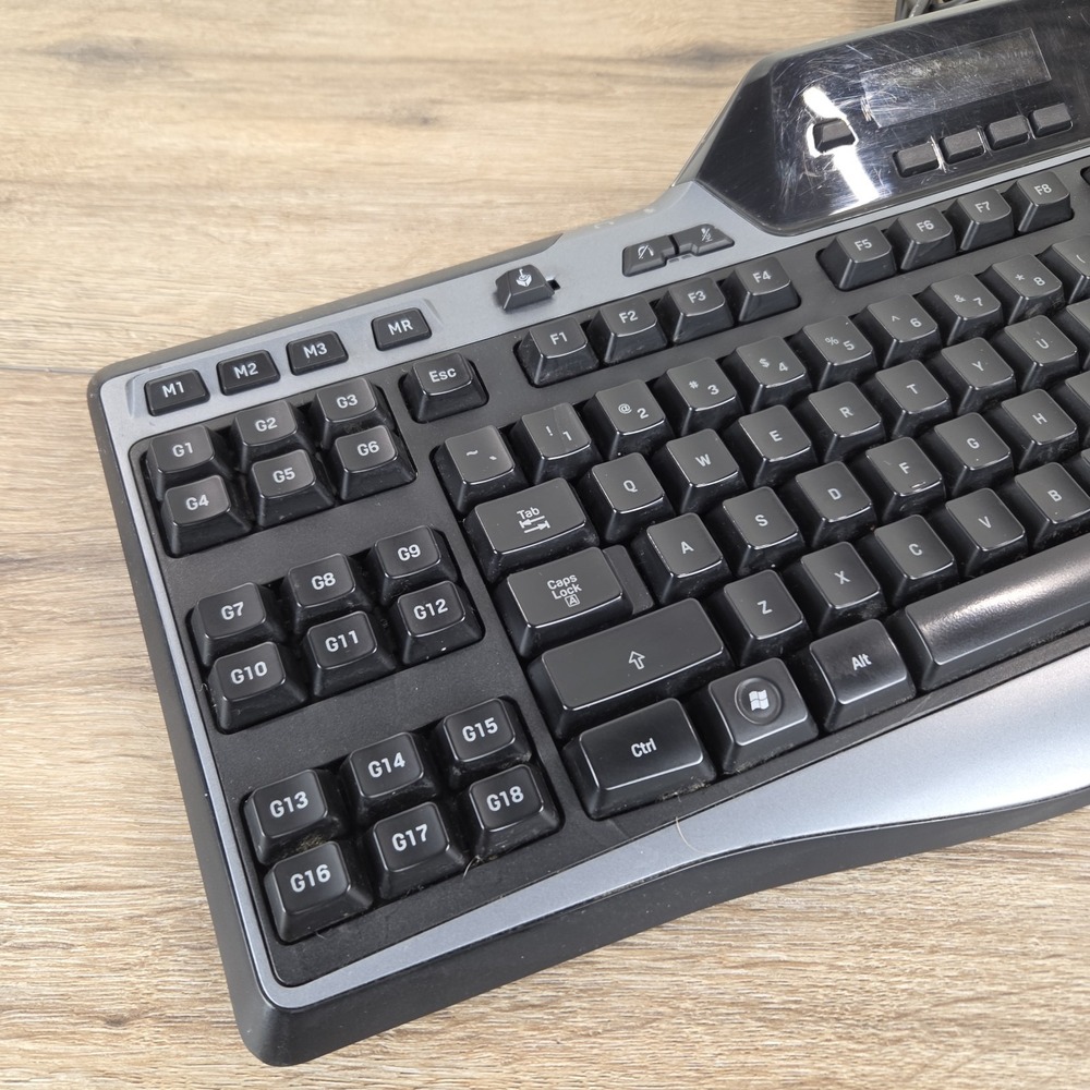 Logitech G510 Wired Gaming Keyboard LCD Display Programmable G-Keys USB Tested - Picture 3 of 12